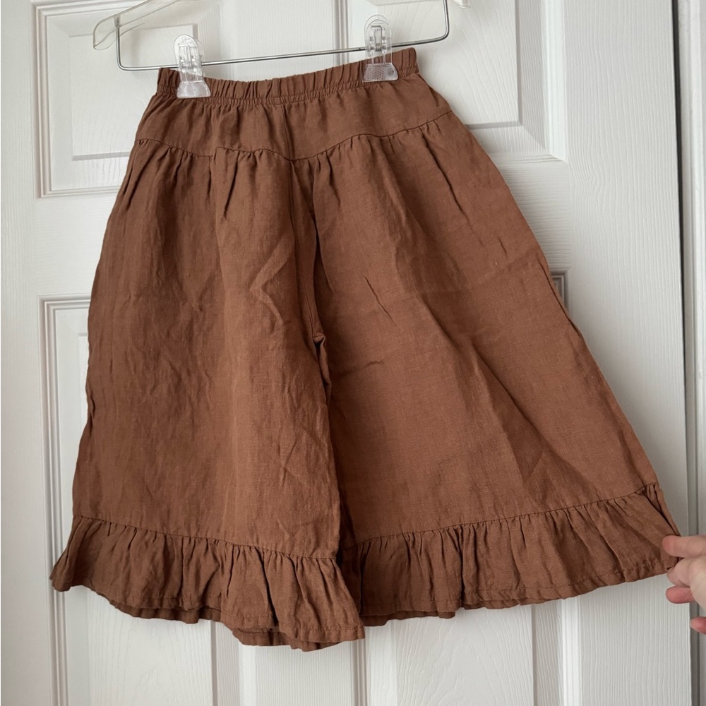 The Simple Folk Linen culottes 6-7